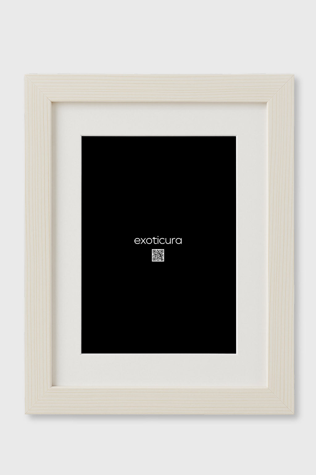 Handcrafted white wooden photo frame – Exoticura India