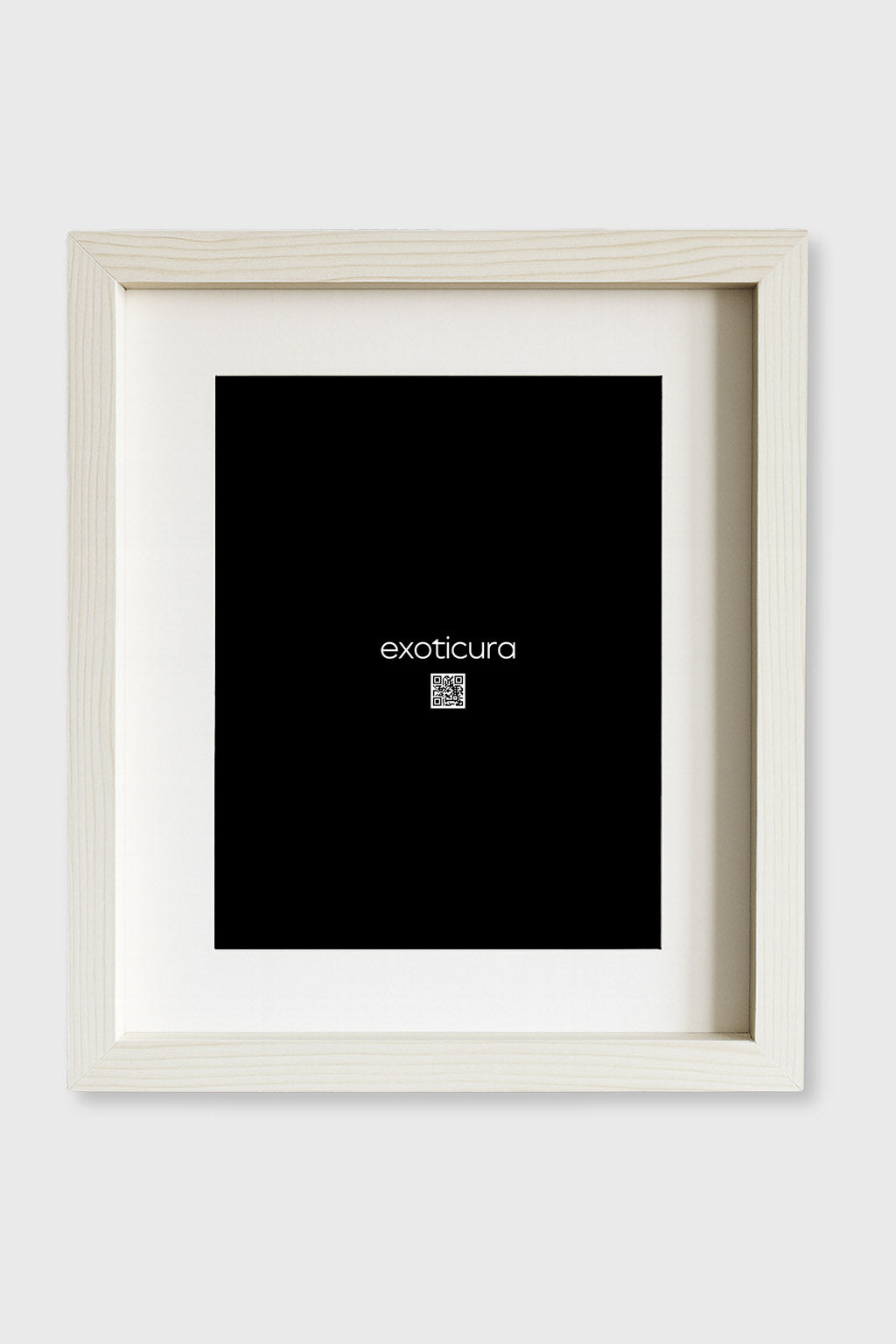 Handcrafted white wooden photo frame – Exoticura India