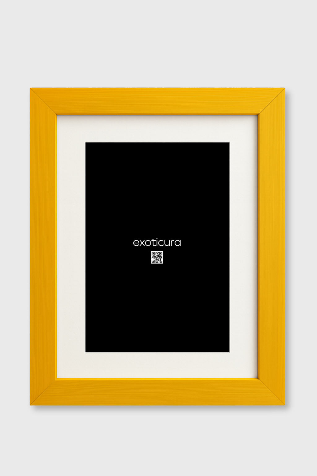 Handcrafted yellow wooden photo frame – Exoticura India