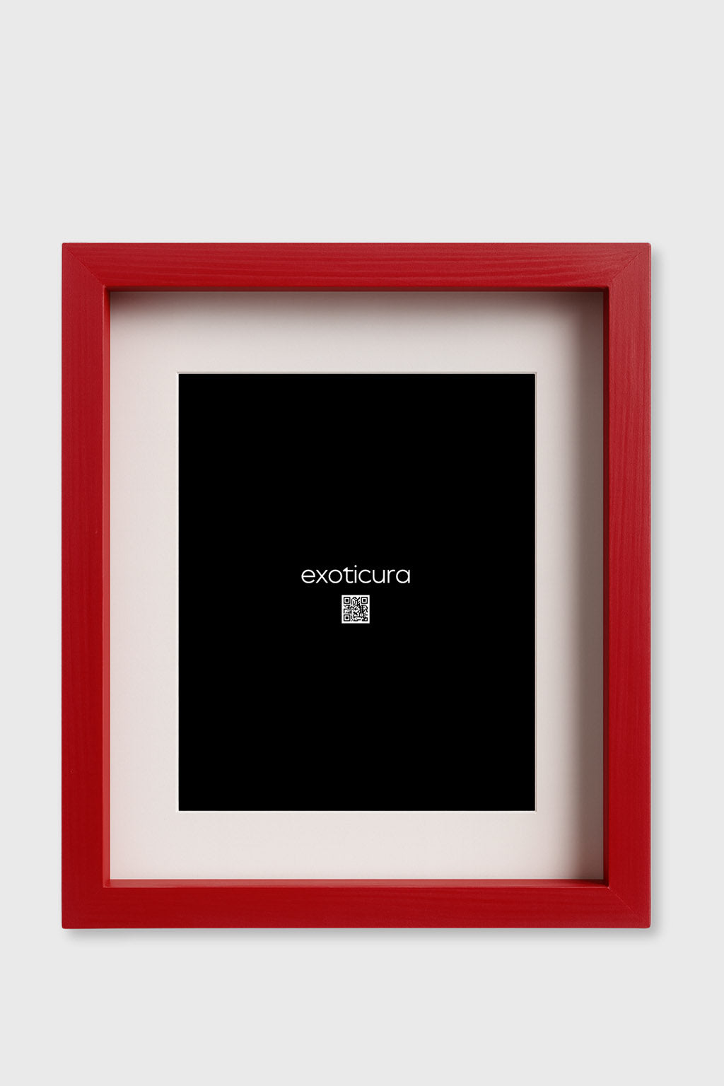 Handcrafted red wooden photo frame – Exoticura India