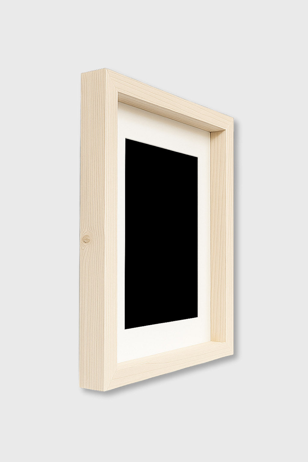 Exoticura vista wooden frame white finish for decor