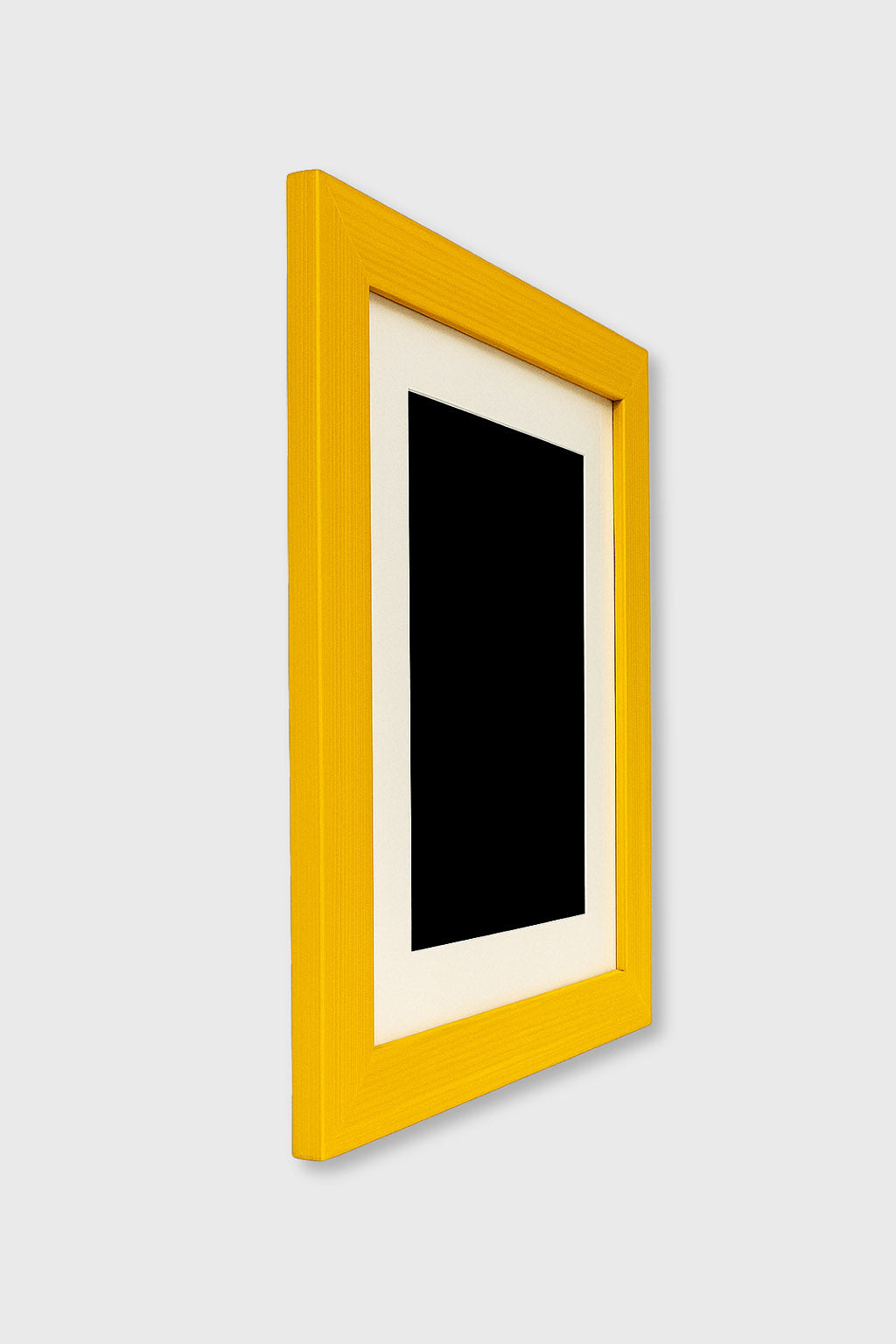 Exoticura aura wooden frame yellow finish for decor