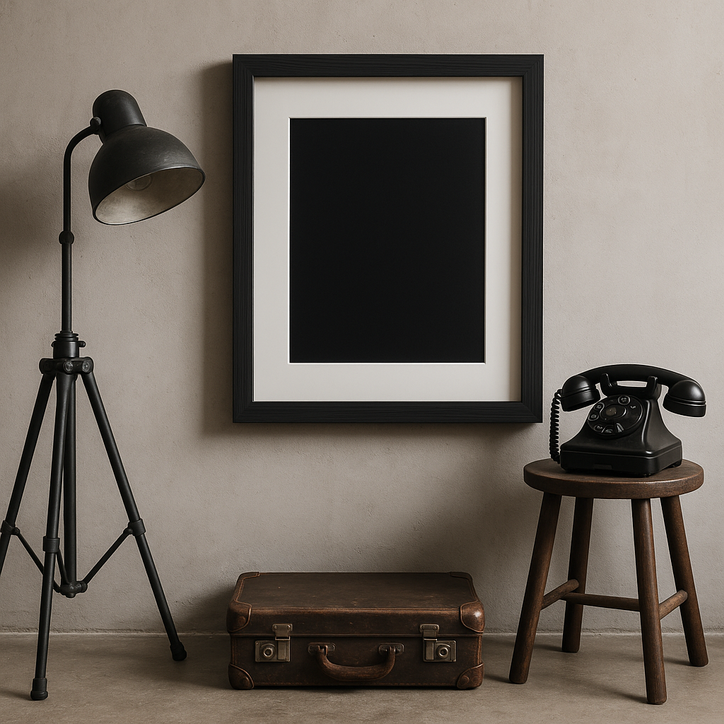 Rustic handcrafted wooden frame online in India – Exoticura