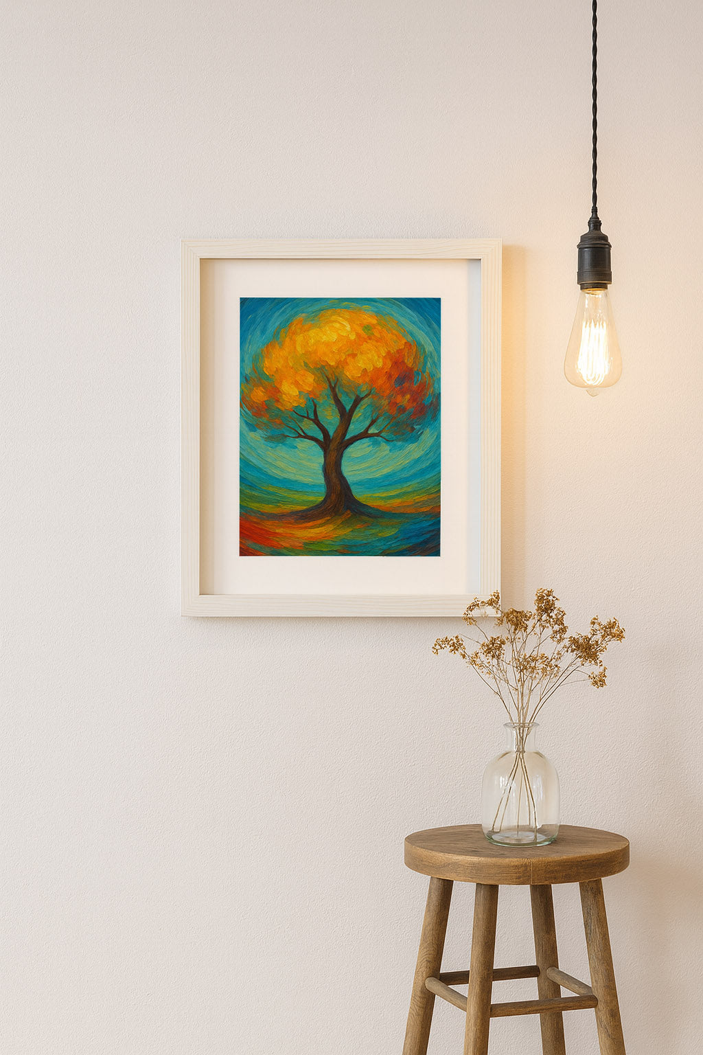 White wooden vista photo frame – Exoticura decor