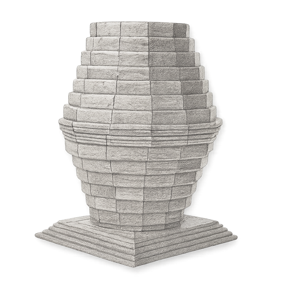 Handcrafted wooden vase for decor – Exoticura India