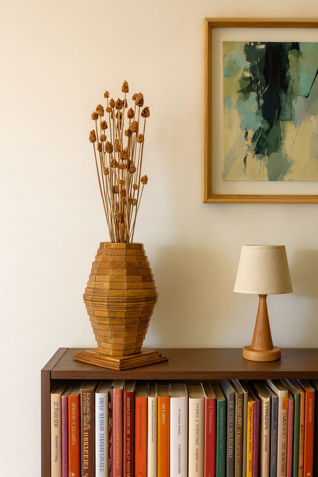 Rustic charm wooden flower vase – Exoticura decor