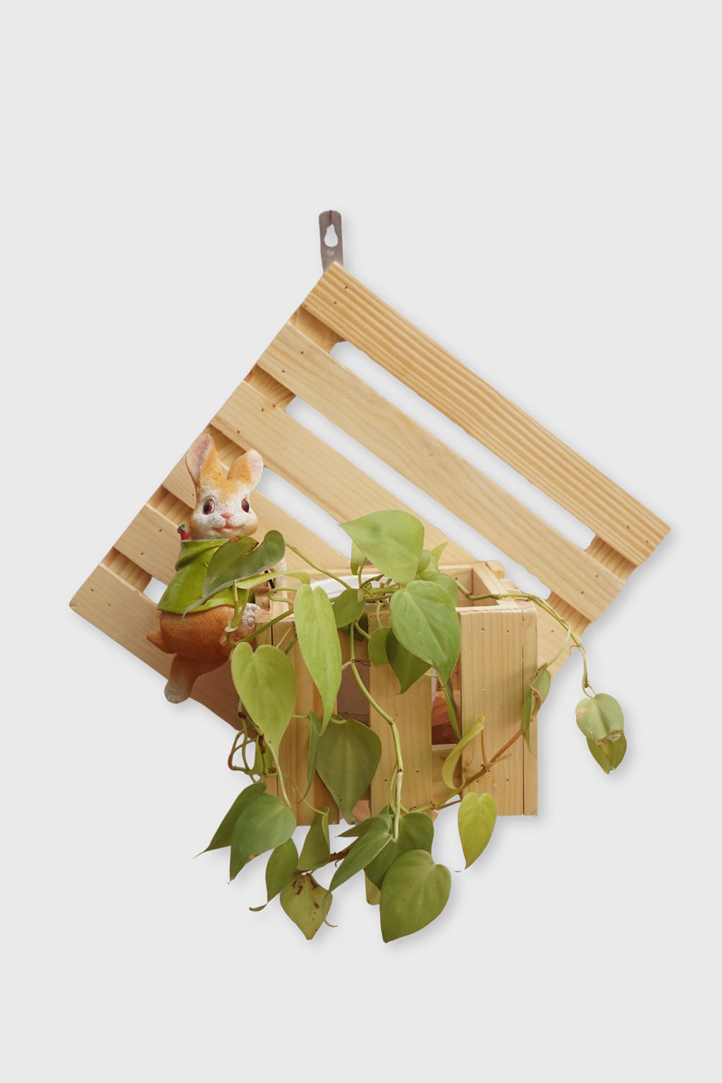 Charming wooden wall mounted planter – Exoticura decor