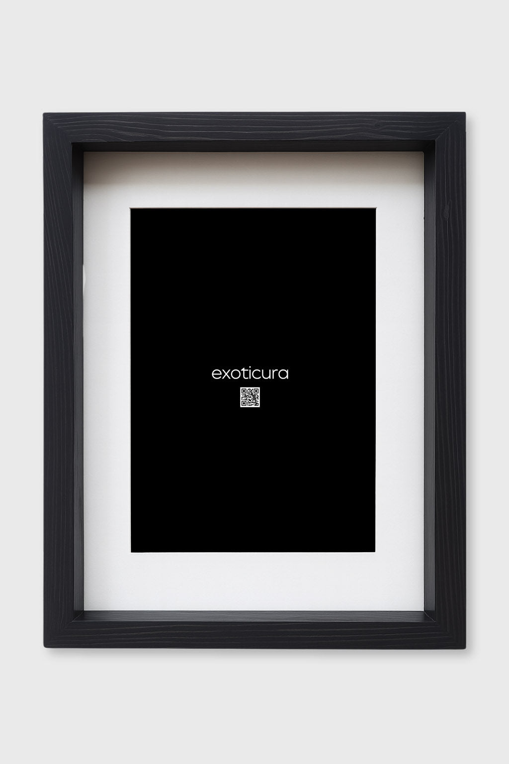 Handcrafted black wooden photo frame – Exoticura India