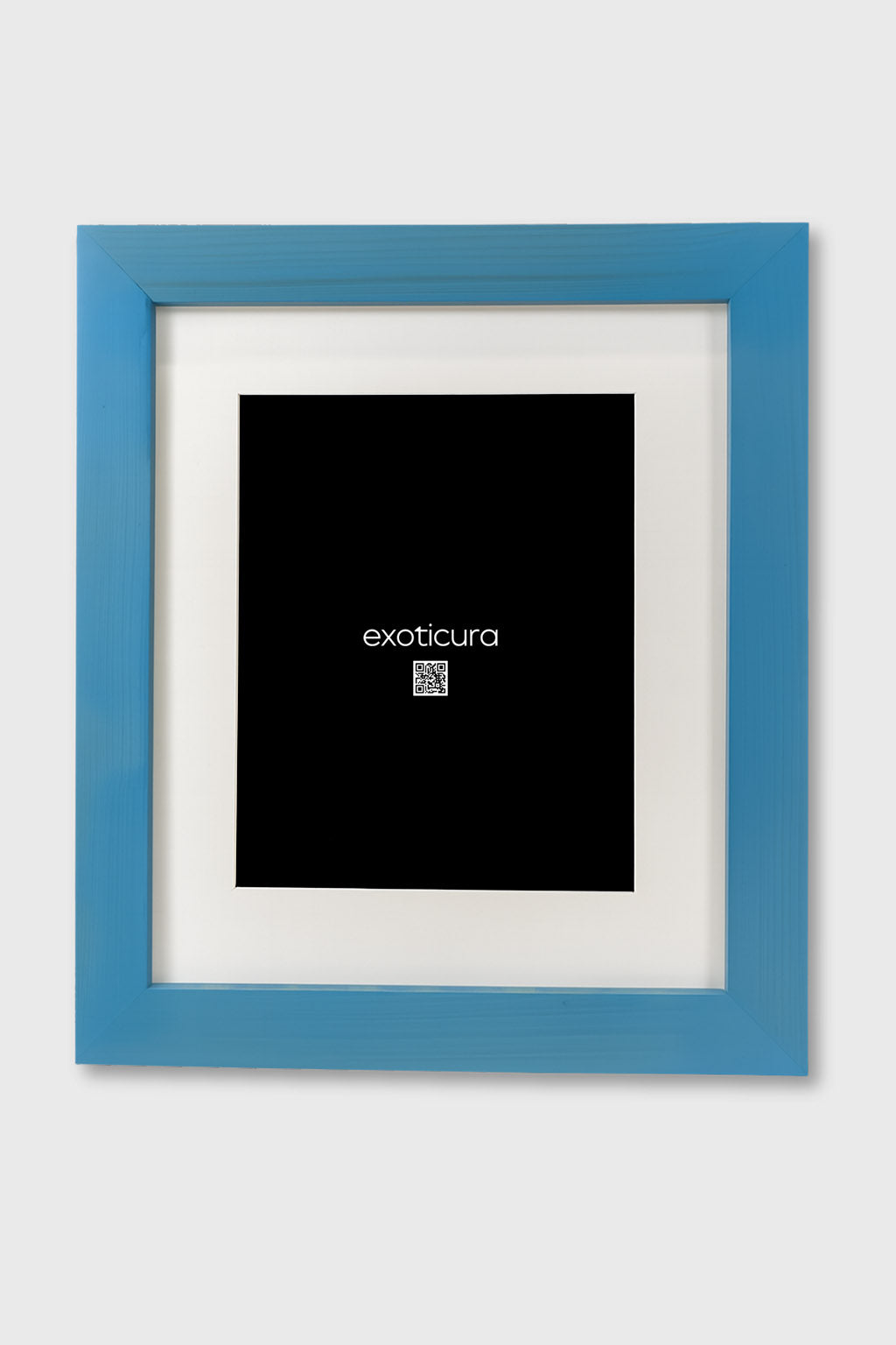 Handcrafted blue wooden photo frame – Exoticura India
