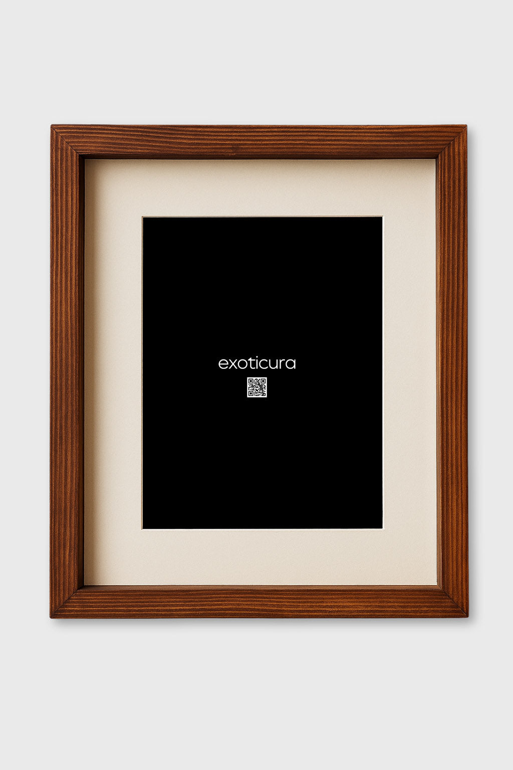 Handcrafted brown wooden photo frame – Exoticura India
