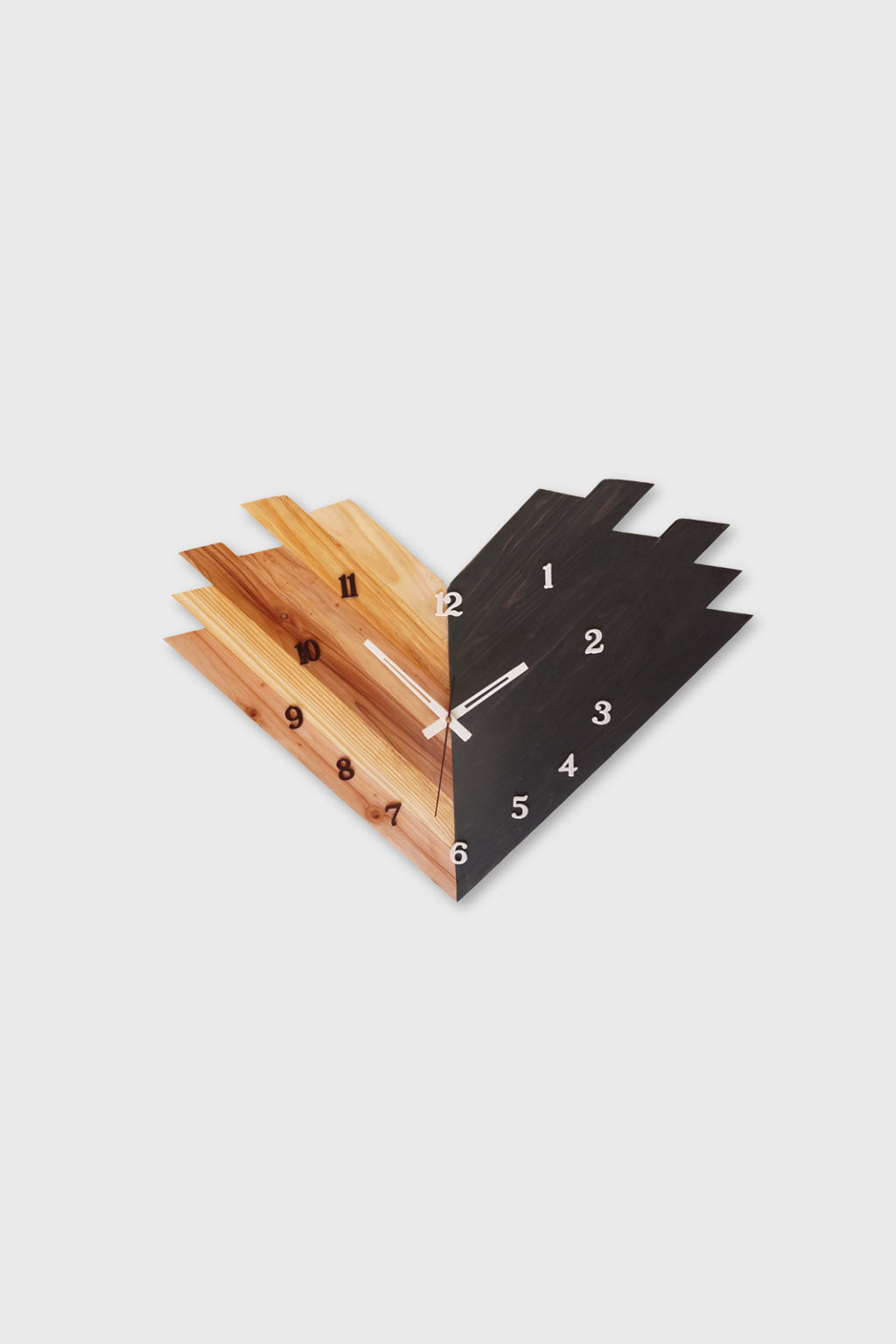 Handcrafted dual tone wall clock for home decor – Exoticura