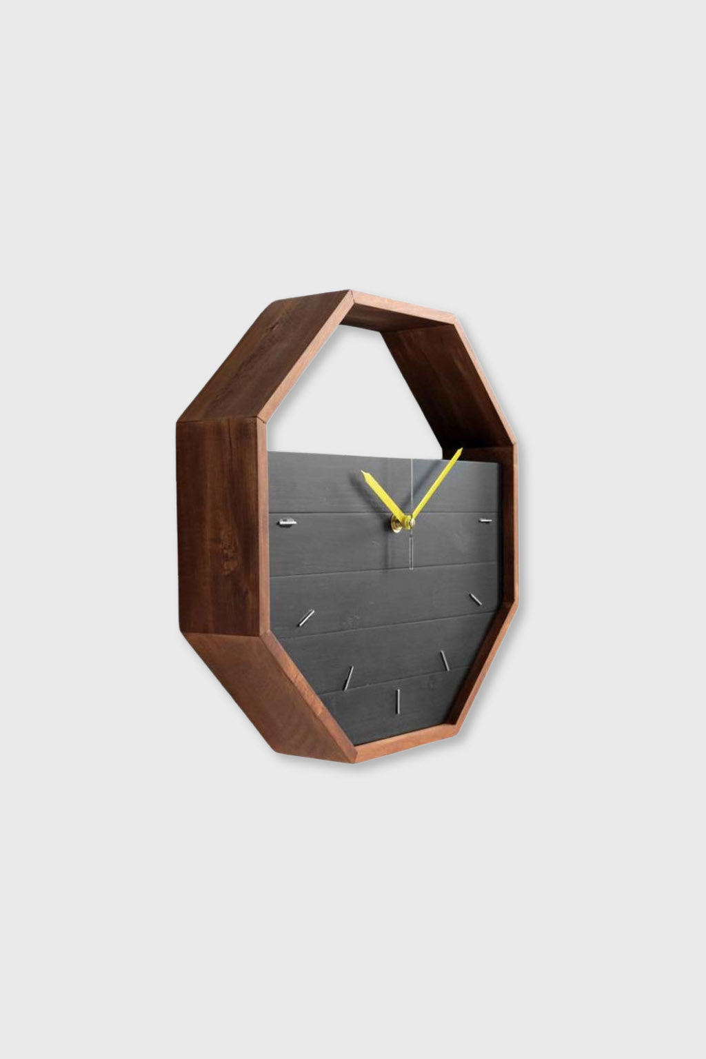 Exoticura modern wooden wall clock for living room decor