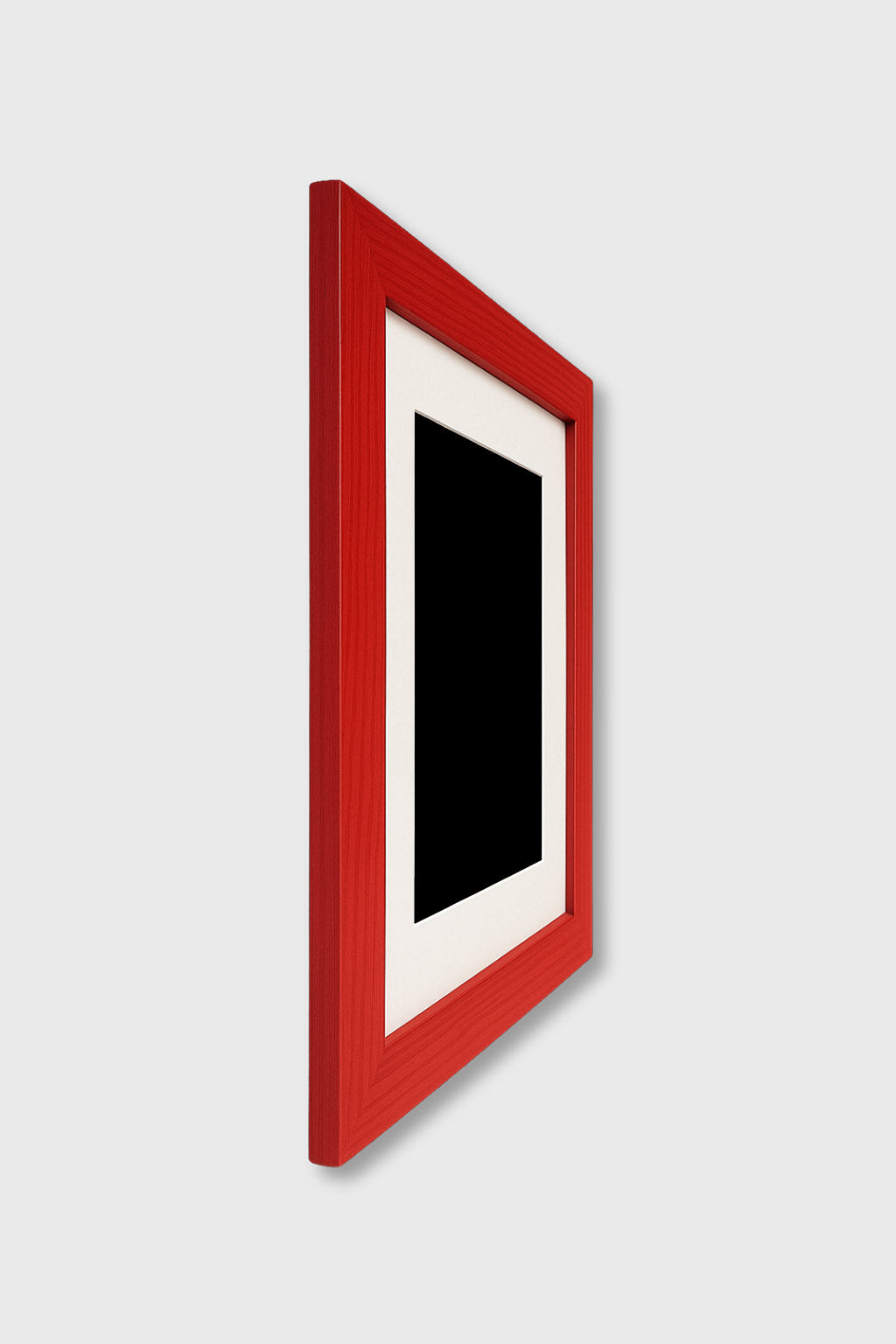 Exoticura aura wooden frame in red finish for decor