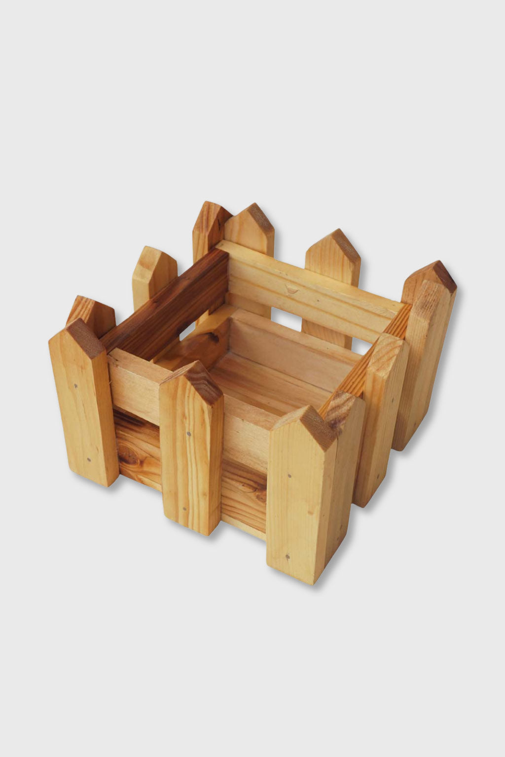 Exoticura mini wooden planter for indoor plants