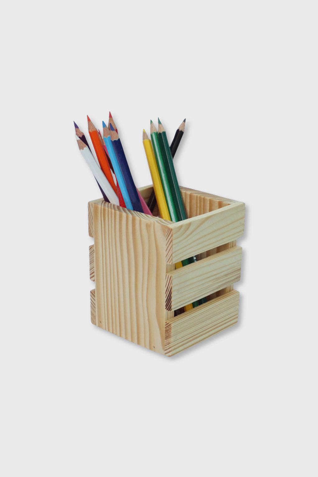 Stylish wooden pencil holder handmade – Exoticura India