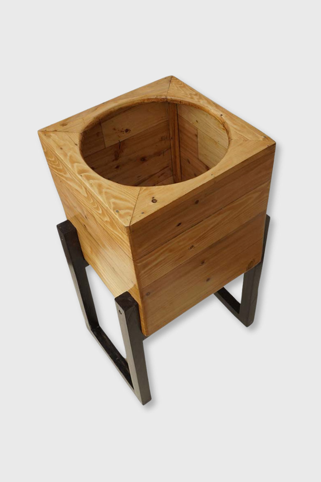 Premium pine wood indoor flower pot handmade – Exoticura