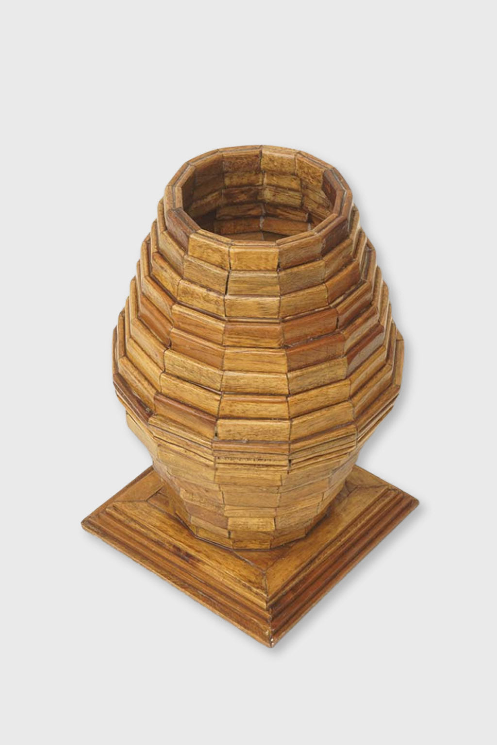 Premium rustic wooden flower vase handmade – Exoticura