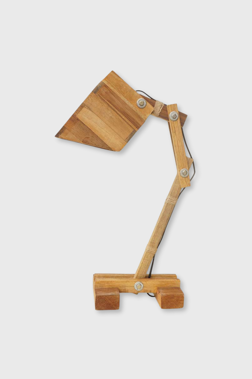 Stylish handmade wooden lamp for modern interiors – Exoticura