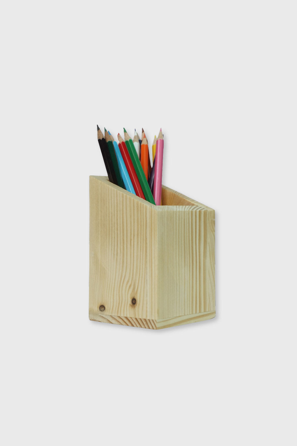 Durable Eco-friendly pine wood pen stand – Exoticura decor