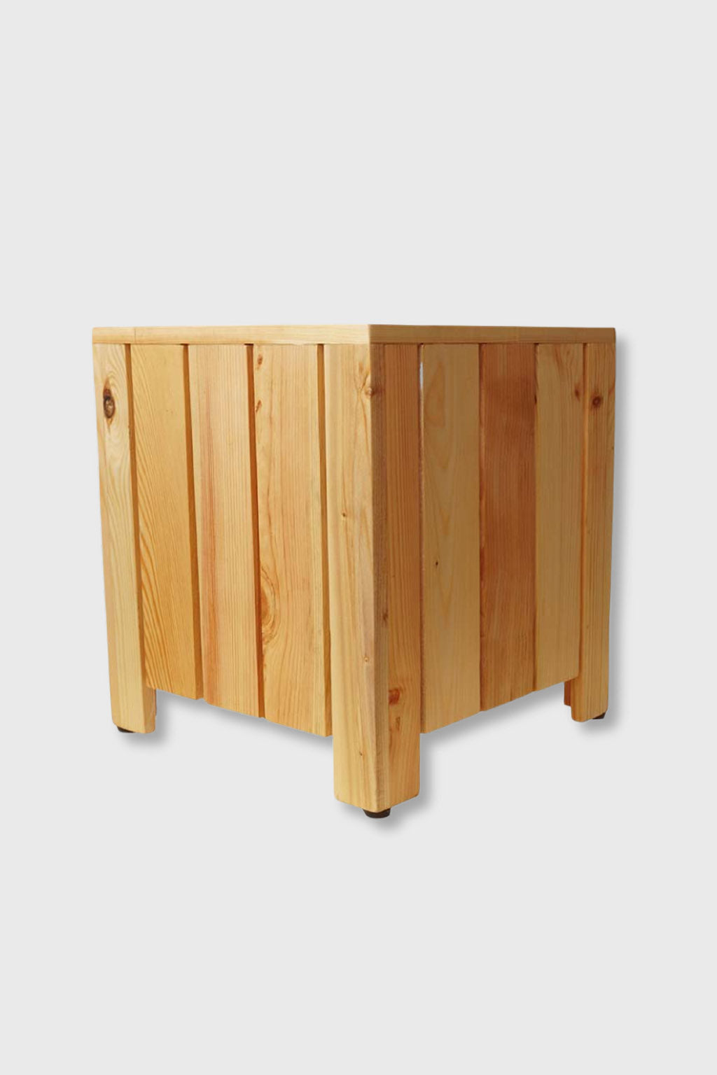 Premium square wooden planter handmade – Exoticura decor
