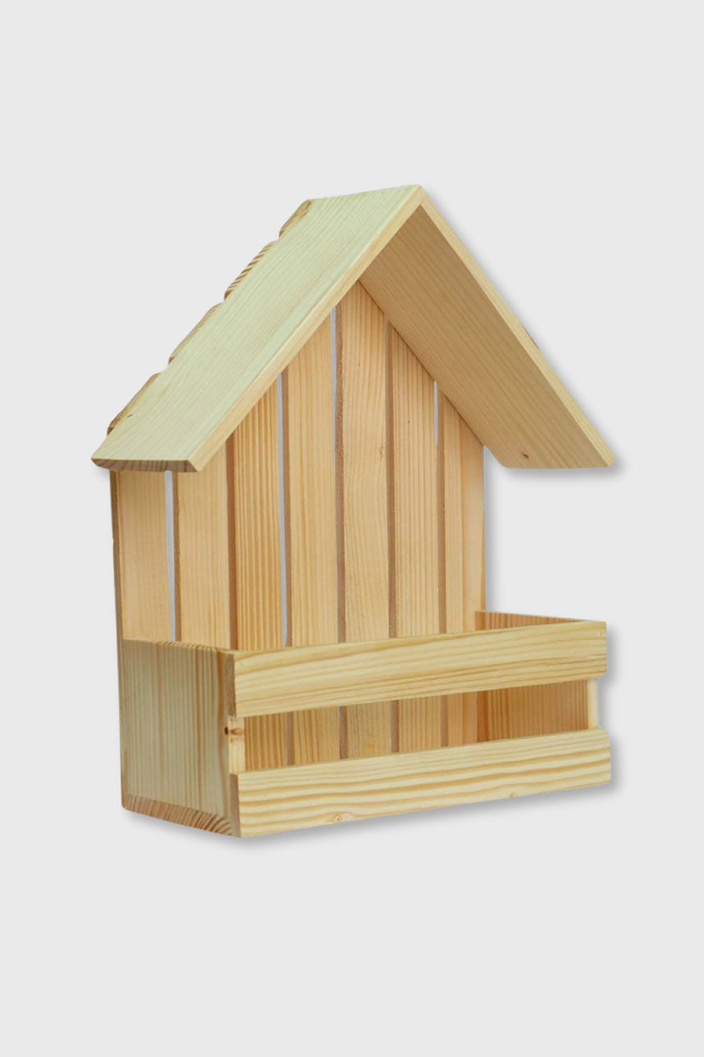 Premium wooden planter handmade in house shape – Exoticura decor
