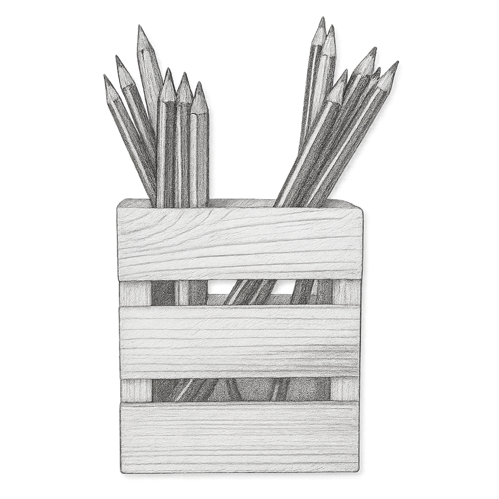 Handcrafted wooden pen stand for office & study table – Exoticura