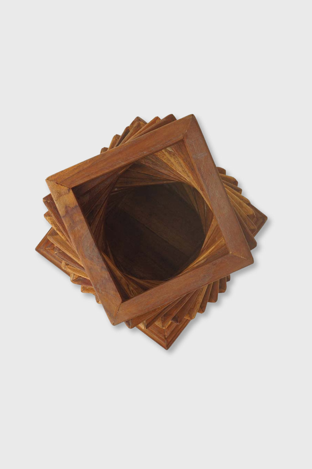 Stylish modern minimalism vase in wood – Exoticura India