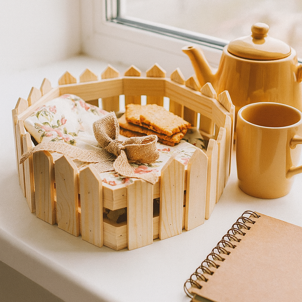 Premium handcrafted wooden designer baskets for home decor – Exoticura