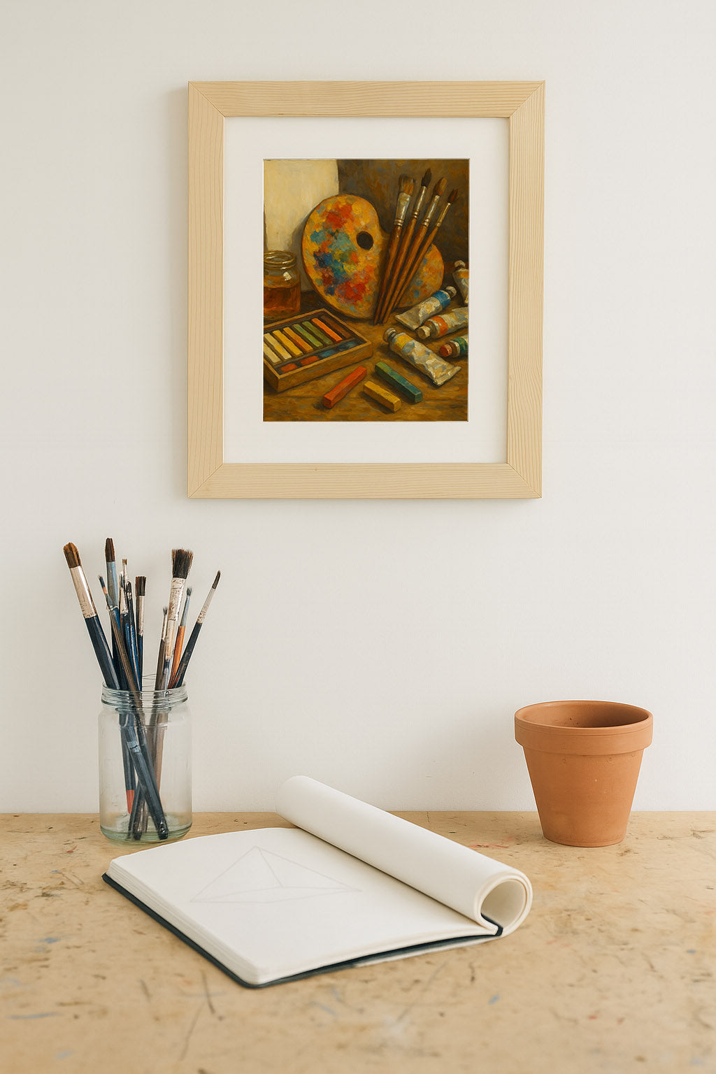 Natural wooden aura photo frame – Exoticura decor