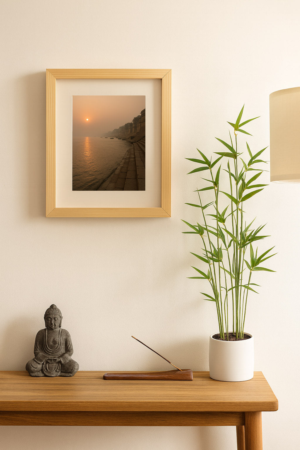 Natural wooden vista photo frame – Exoticura decor