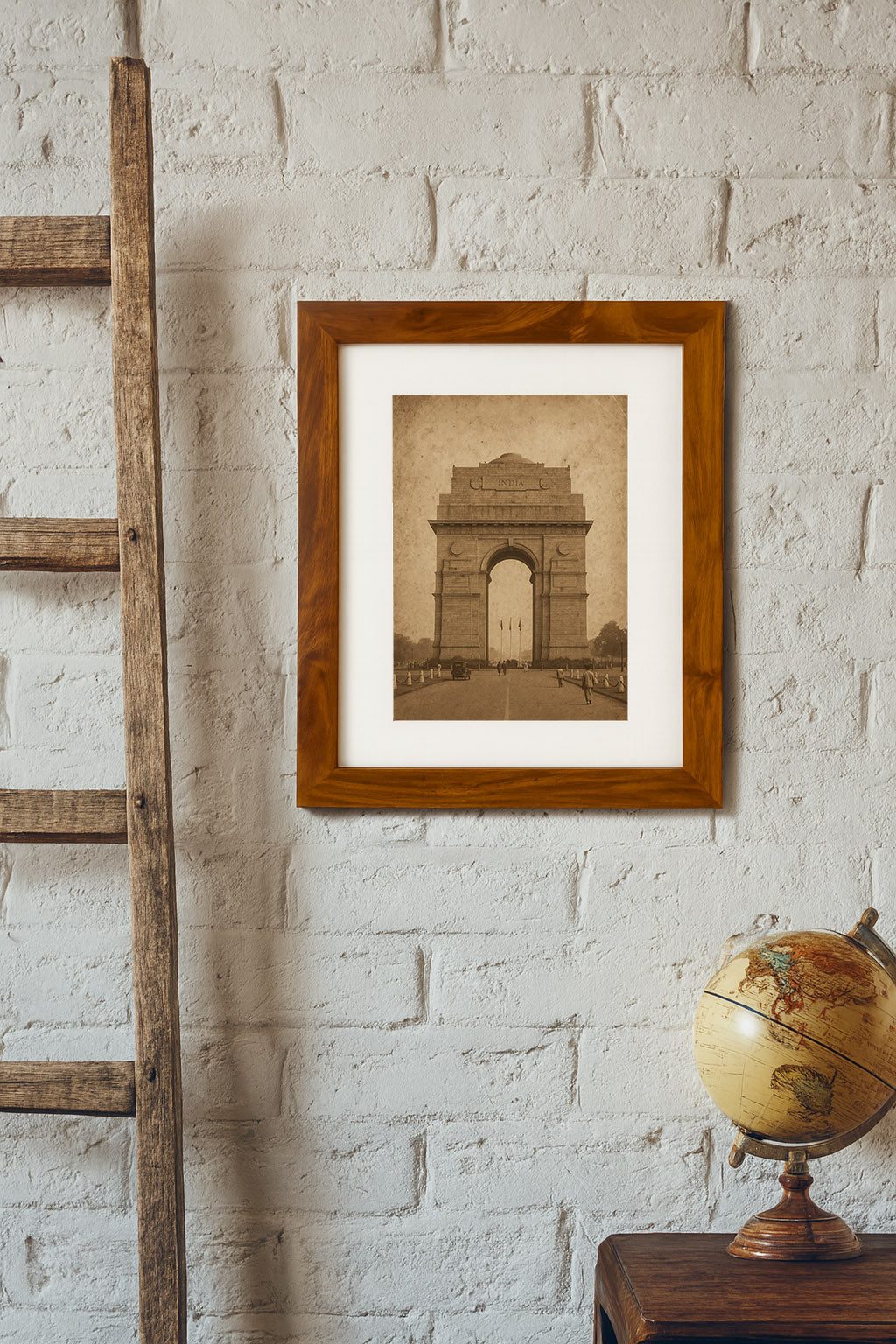Sheesham wooden aura photo frame – Exoticura decor
